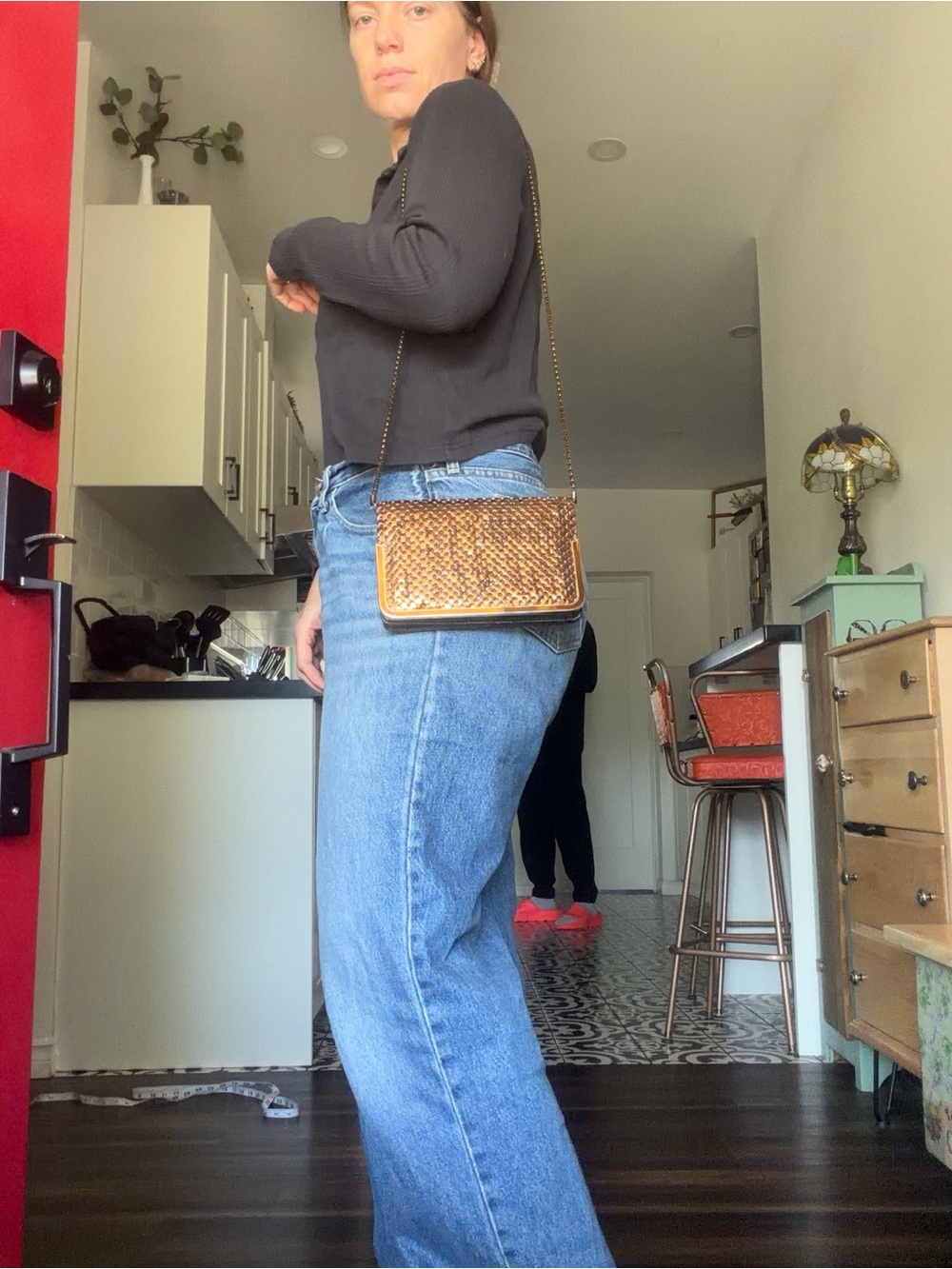 Free with purchase! Vintage bronze Metallic metal Crossbody Bag - Women - Picture 7 of 9